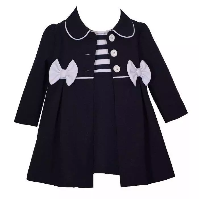 Bonnie jean coat and shop dress set