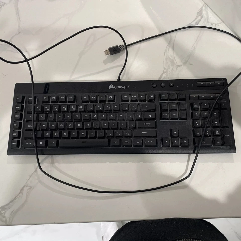 Corsair K55 (CH9206015NA) Wired RGB Backlit Gaming Keyboard NO MOUSE - Image 2 of 2