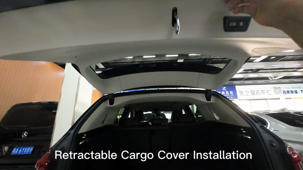Jeep Cherokee Cargo Cover – Retractable Trunk Shade For 2019-2020 Models (Updated No-Gap Version) - View #7