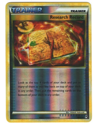 Research Record 84/95 Call of Legends Reverse Holo Uncommon Pokémon TCG