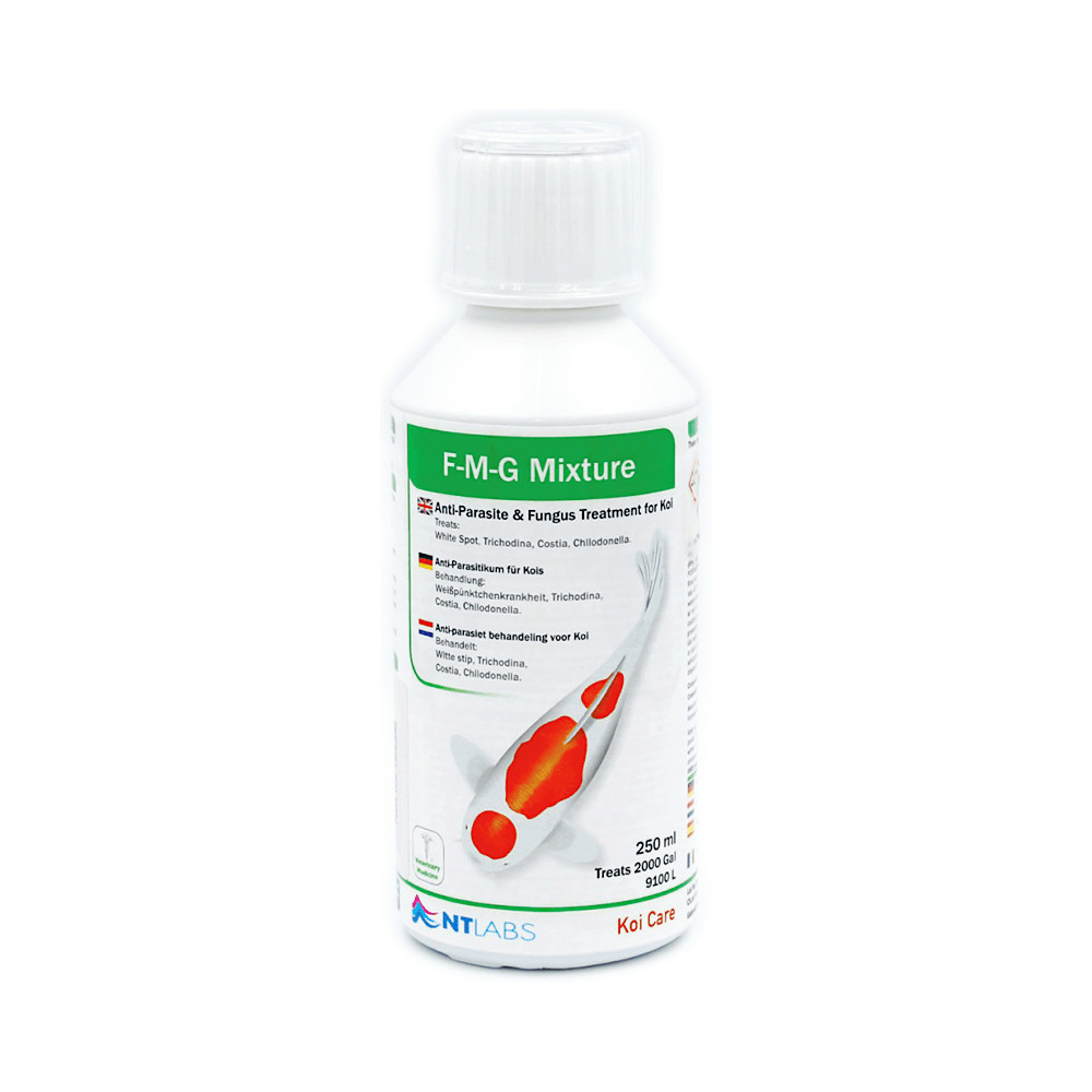 NT Labs Koi Care FMG Mixture 250ml Parasite & Fungus Treatment Koi Pond Fish