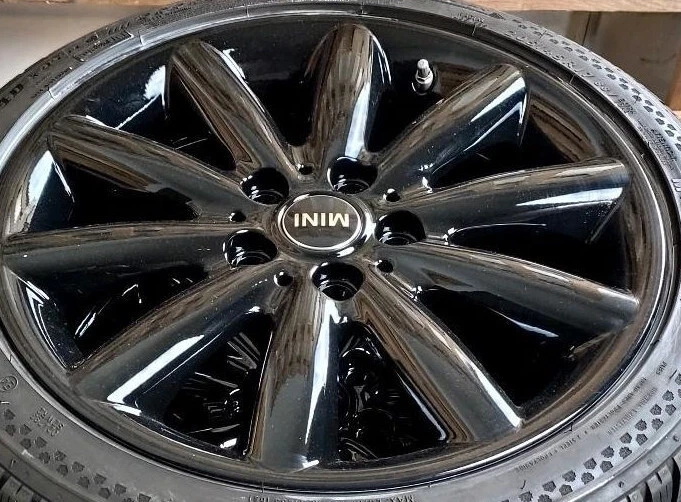 MINI COOPER S ONE F56 WINTERRÄDER WINTERREIFEN 205/45R17 88V SCHWARZ FELGEN 499 - Bild 4 von 4