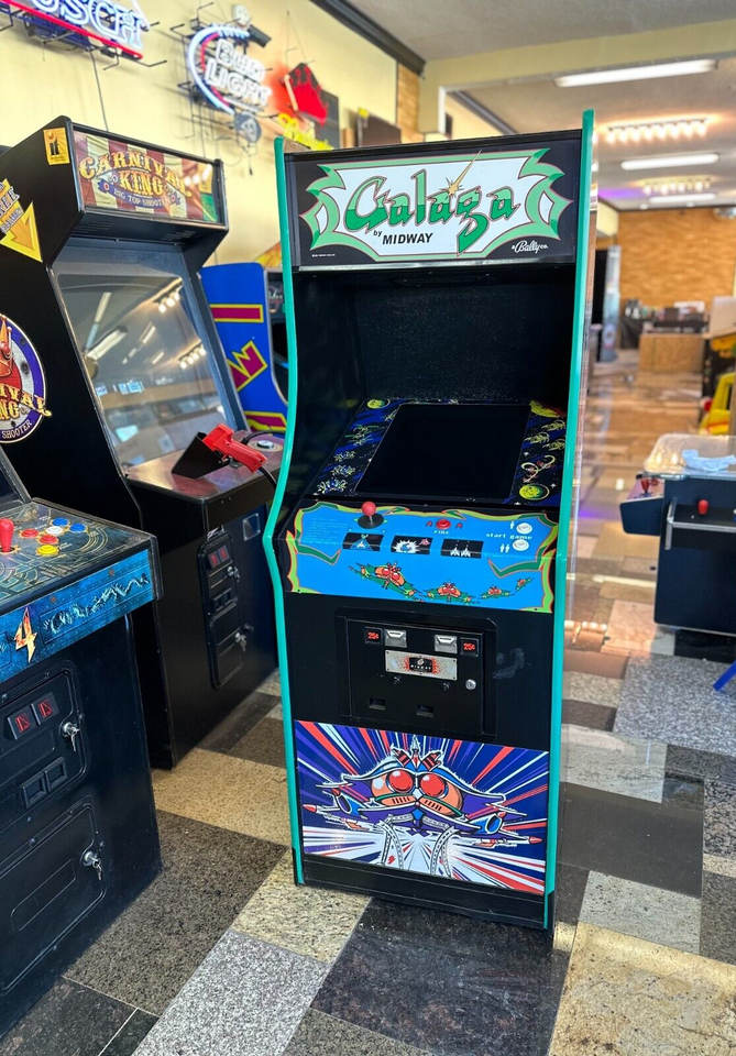 GALAGA ARCADE -Coin Op-Heavy Duty-Commercial Grade-Original Cabinet-LCD ...