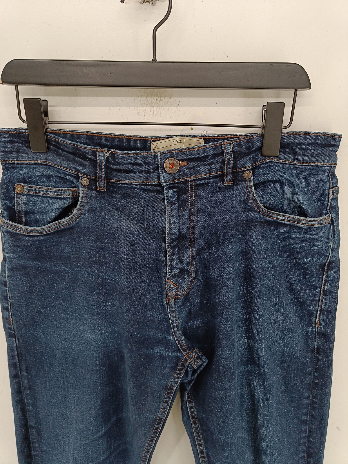 Next Men's Jeans W 34 in; L 31 in Blue Cotton with Elastane Straight eBay