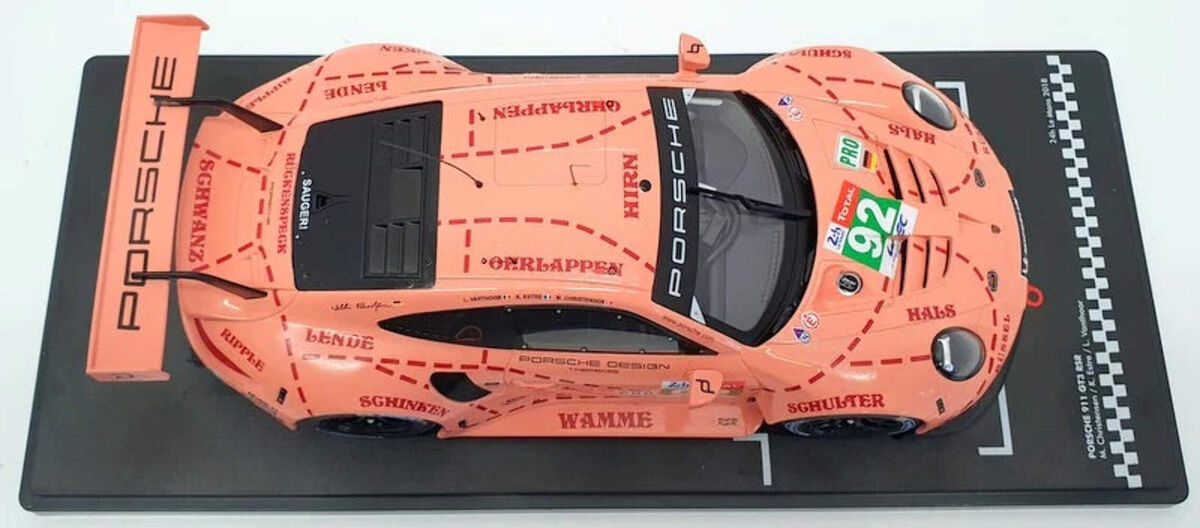 Ixo 2018 Porsche 911 991.2 GT3 RSR Team Porsche GT #92 Pro Ixo 2018 Porsche 911 991.2 GT3 RSR Team Porsche GT #92 Pro