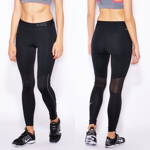 Nike Dri-Fit Hyperwarm Pro Mesh Panel Tights Medium M