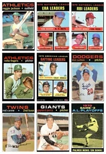 1971 Topps Vintage Baseball Singles HOF's/Leaders U-Pick.