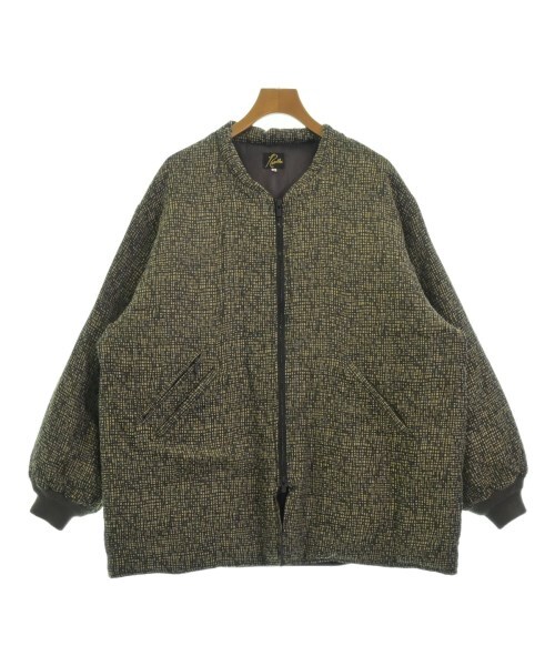 Needles Down Jacket / Down Vest BeigexBlackxGray … - image 1