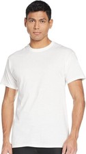 Hanes Men's 7 Pack Freshiq Comfortsoft Crewneck T-Shirt, White, Small