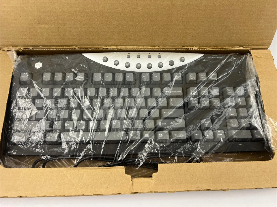 VTG Gateway SK-9920  PS/2 Keyboard - Open Box/New Old Stock Org. Gateway Invoice - Image 2 of 4