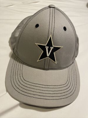 Vanderbilt Commodores Hat Cap Strapback Gray Adjustable Captivating College Fans