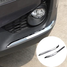 Chrome Front Bumper Lower Corner Trim Strip Accessories For Honda Pilot 2019-22