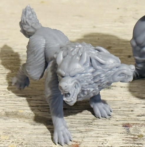 Custom Resin 2 Headed Dog Clash Of The Titans Kenner Ko Bootleg FREE SHIPPING