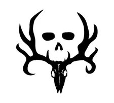 Bone Collector Skull Vinyl Decal Car Truck Window Laptop Hunting Sticker