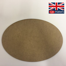 MDF Oval Plaque A5 A4 A3 500mm^2 3mm 6mm Wooden Wood Board Sheet Boards 