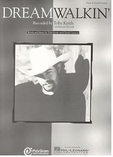 TOBY KEITH-DREAM WALKIN' PIANO/VOCAL/GUITAR SHEET MUSIC-BRAND NEW ON SALE-RARE 