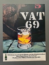 1975 VAT 69 Whisky wie ihn Schotten trinken Scotch Vintage Ad Werbung Reklame V5