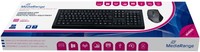 Mediarange Set Funk Maus Und Tastatur 5 Tasten Qwertz Kabellos Schwarz MROS104