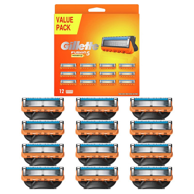 Gillette Fusion5 Power Männer Rasierklingen - 4,8,12er Pack in Blister ohne OVP