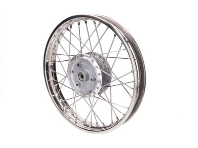 Felge / Speichenrad Radnabe 1,60 x 16 Zoll Edelstahl für Simson S51 , S51 Enduro