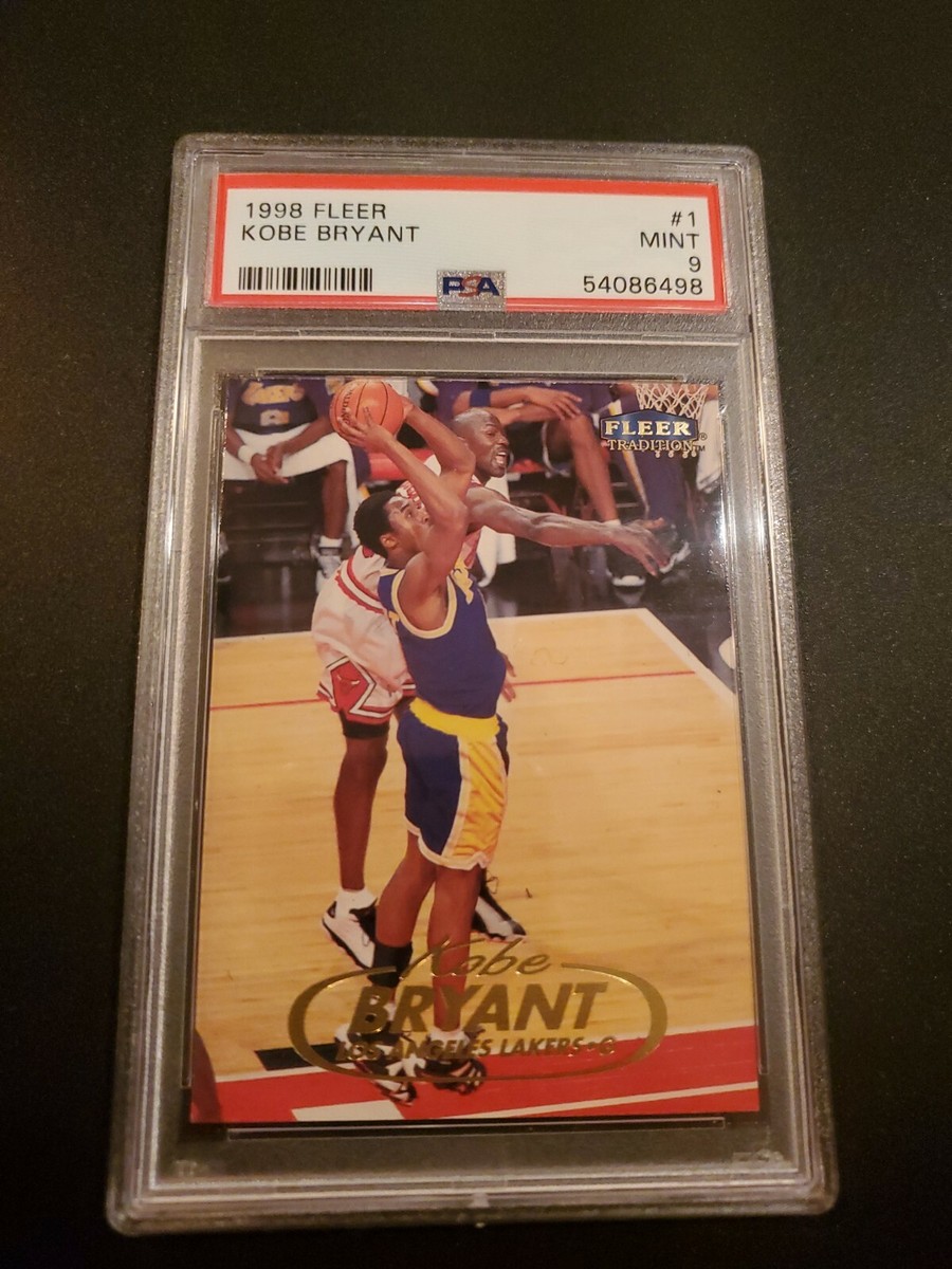 1998 Fleer Tradition Kobe Bryant #1 PSA 9 | eBay
