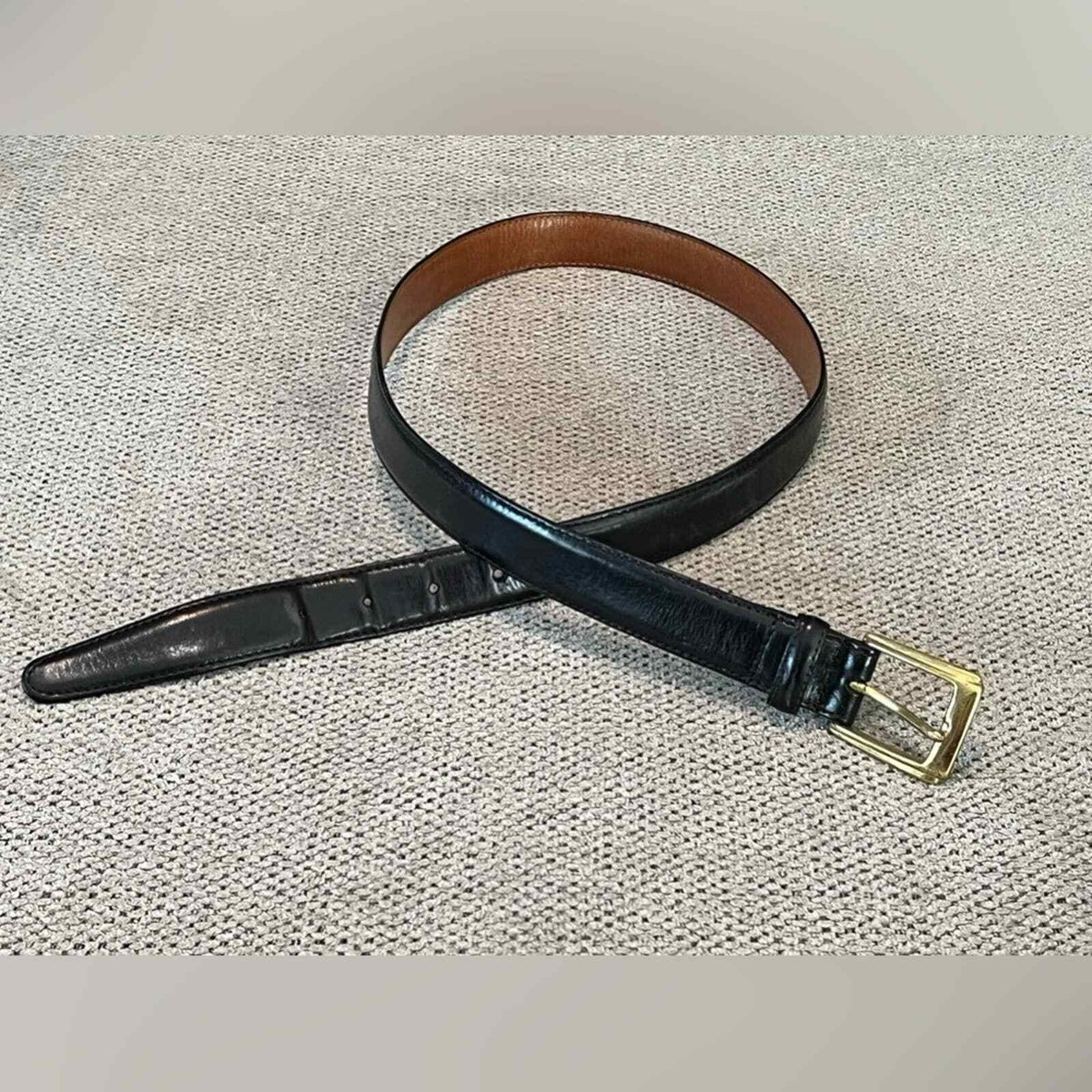 Canterbury Unisex Vintage 90s Western Style Lizard Grain Leather Belt 36 Coach - Vintage Lizard Belt, 32 main image 3