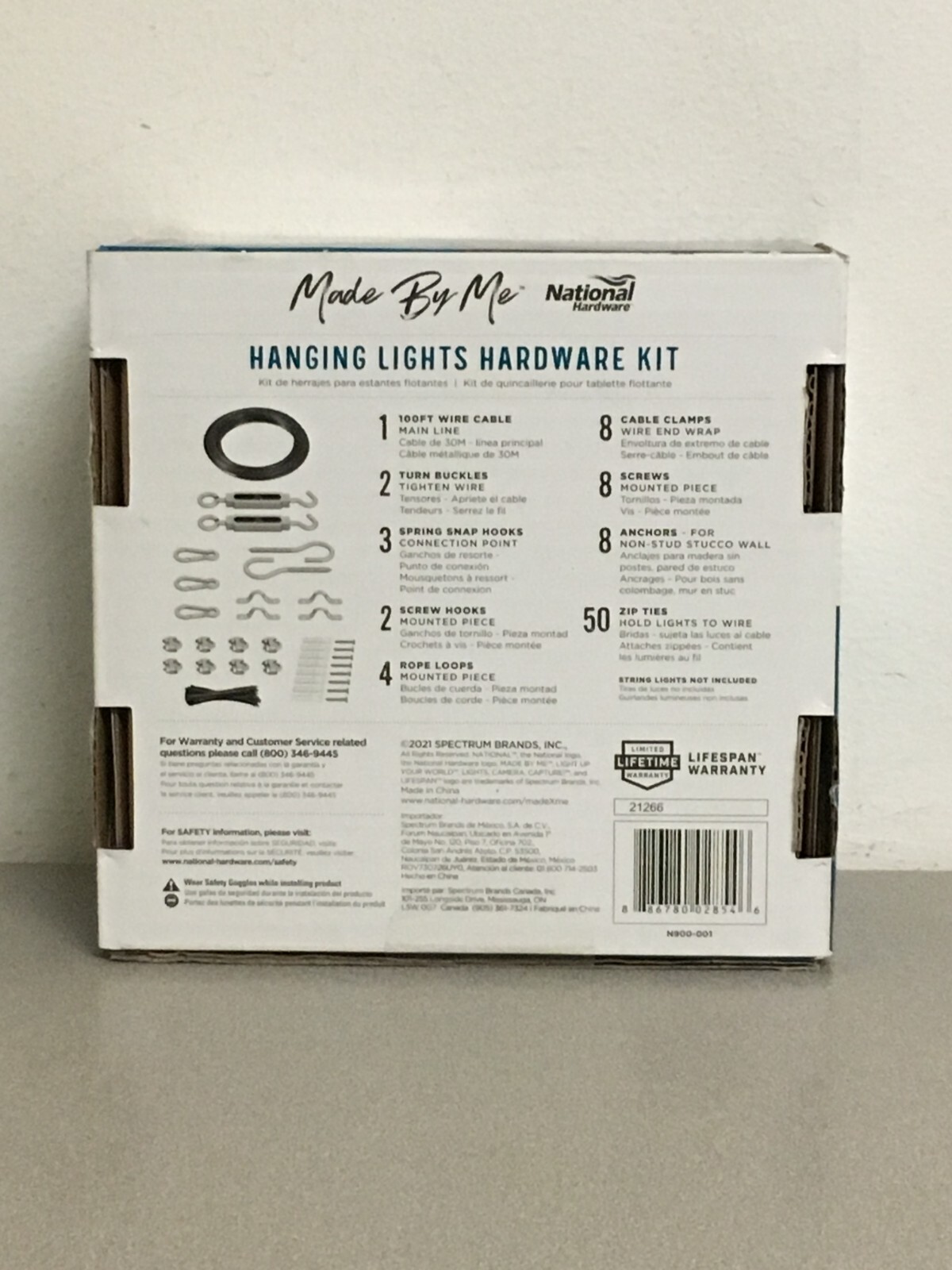 National Hardware N900-001 String Light Hanging Kit
