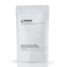 Poivre noir au curcuma bio 4 mois avec 95% de curcumine et pipérine