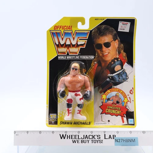 Shawn Michaels Series 7 WWF Wrestling 1993 Hasbro Action Figure NEW MOSC SEALED