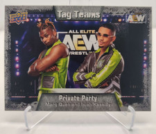 2022 Upper Deck AEW Tag Teams #88 Private Party wrestling card