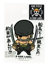 ONE PIECE Zoro Sticker Vol.6 B-Side Label Japan Exclusive Waterproof UV