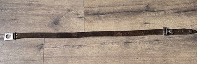 Vintage Pfadfinder Ledergürtel Scout Assn Approved Pat Hylands Wood England