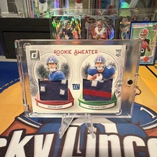 Panini Donruss 2025 Rookie Sweater Dual Jaxson Dart Cam Skattebo New York Giants