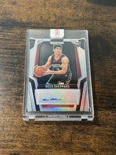 2024/25 Panini Prizm Black REED SHEPPARD Rookie Signatures Auto Silver Sealed RC