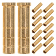 24 Pcs Arrow Connection Seat Inserts Archery Accessories Brass Screw