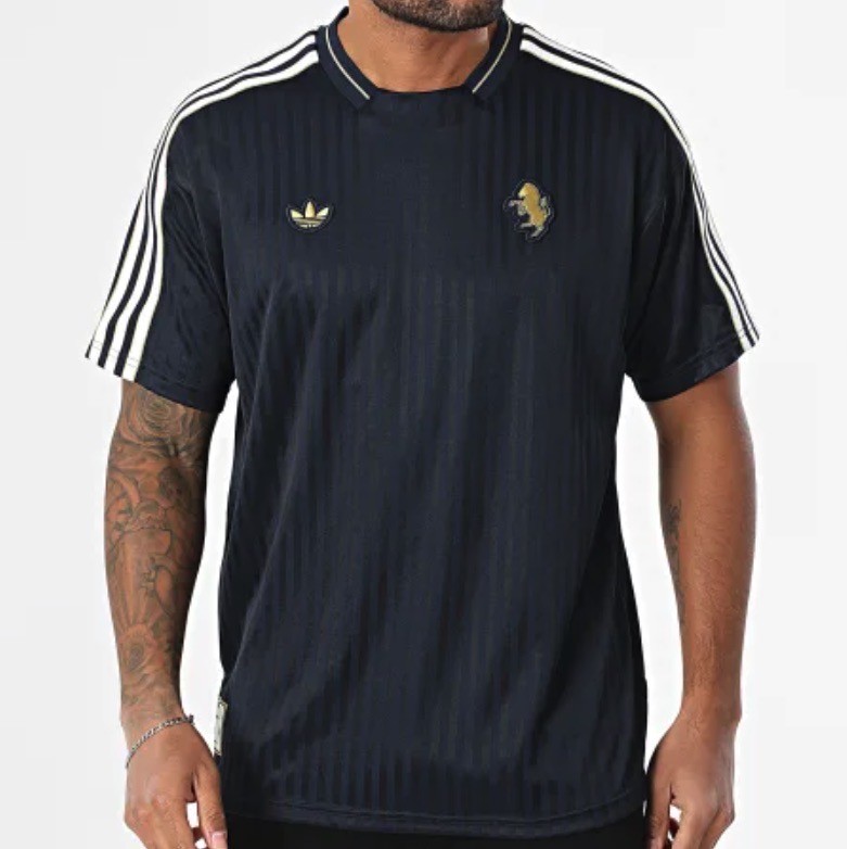 Adidas Juventus Terrace Icons Jersey Blue JF0548 Mens Size XXL | eBay