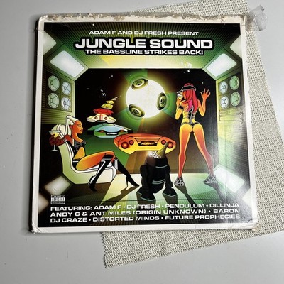 Vintage Jungle Sound Bassline Strikes Back 12'' Black Vinyl Adam F DJ Fresh 2004
