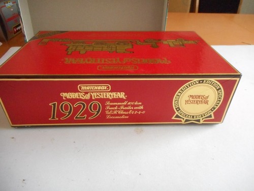 Matchbox Models of Yesteryear YS-16 1929 Scam Truck/Trailer GER Loco+ Cert + box - Picture 10 of 13