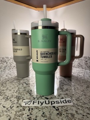 Stanley 40oz Quencher Tumbler JADE GREEN -  NWT Hard To Find Shade! SHIPS TODAY