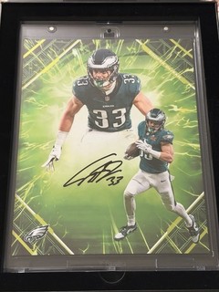 Fanatics Under Wraps Emanate Green Philadelphia Eagles Cooper Dejean Auto /99