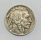 1936 D Indian Head Buffalo Nickel F Fine