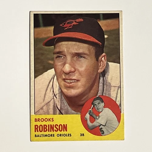 Brooks Robinson 1963 Topps Set-Break #345