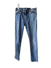 Crewcuts Girls Blue Skinny Slim Fit Denim Jeans Size 10, Pockets