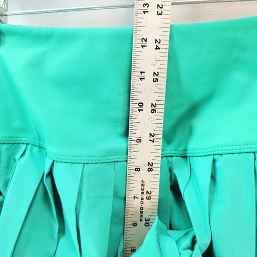 Apana Pleated Yoga Skort Skirt Size L W32" Green Elastic Waist Activewear Tennis - Picture 11 of 14