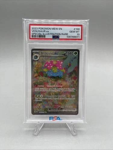Pokemon TCG 151 Venusaur Ex Special Illustration Rare SIR #198/165 PSA 10
