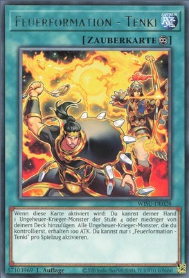 YuGiOh Feuerformation - Tenki (V.1) WISU-DE028 Rare Neu 1st