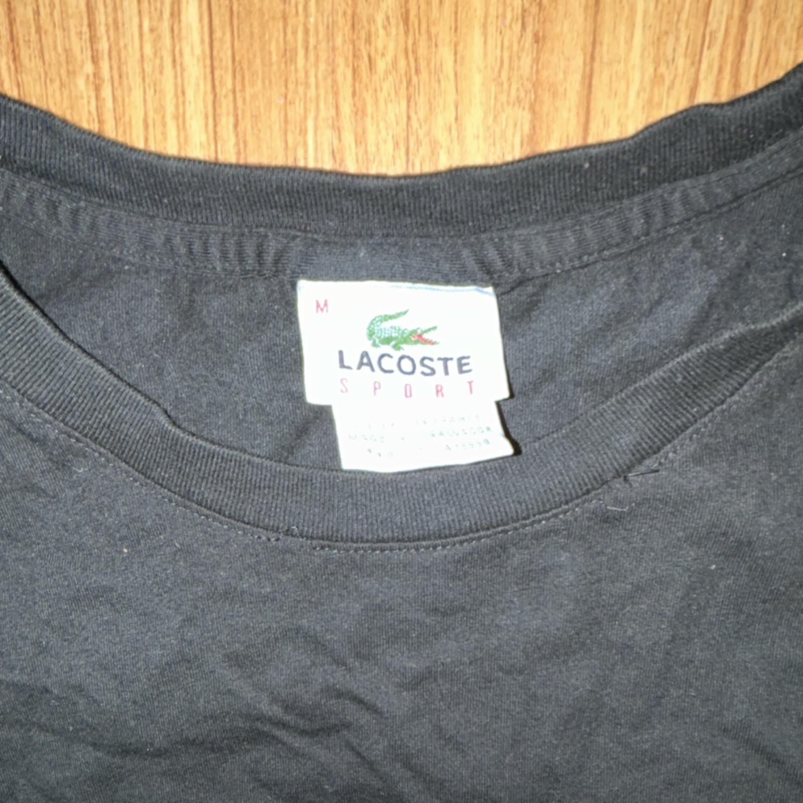 Lacoste Men's Tennis 2011 New York Graphic Print Black Cotton T-Shirt Size M thumbnail 2