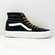 Vans Unisex Sk8 Hi 721454 Black Casual Shoes Sneakers Size M 6.5 W 8