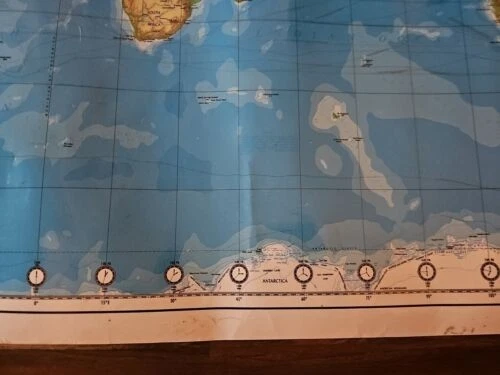 World Wall Map Defense Mapping Agency Mercator Projection Map 42X56 Gigantic - Image 4 of 4