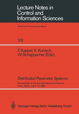 Kappel - Distributed Parameter Systems   Proceedings of the 3rd Intern - X555z